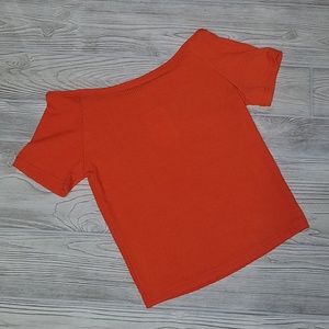 NWT Orange Capella crop top